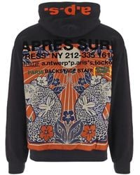 APRÈS SURF - Logo-Print Graphic-Back Hoodie - Lyst