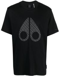 Moose Knuckles - T-shirt Met Logoprint - Lyst