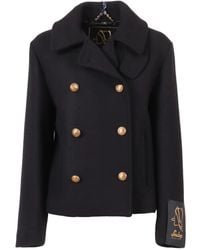 Sealup - Teodora Buttoned Pea Coat - Lyst