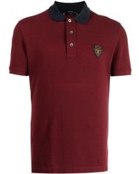 Gucci - Logo-patch Cotton Polo Shirt - Lyst