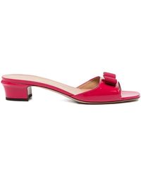 Ferragamo - 30Mm Vanilla Sandals - Lyst