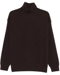 AURALEE - Ribb-Knit Turtleneck Sweater - Lyst