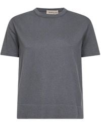 Blanca Vita - Ribbed Short-Sleeve Top - Lyst