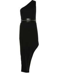 Patrizia Pepe - Asymmetrisches Kleid Mit Reißverschluss - Lyst