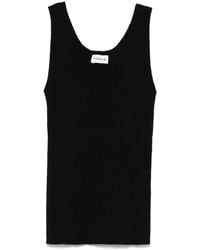 P.A.R.O.S.H. - Ribbed-Knit Tank Top - Lyst