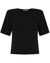 By Malene Birger - Amber Padded-Shoulder Top - Lyst
