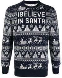 MC2 Saint Barth - Santa Fine-Knit Crew-Neck Jumper - Lyst