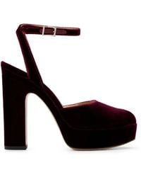 Fendi - After 9 Velvet Sandals - Lyst