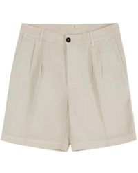 Fortela - Cotton Bermuda Shorts - Lyst