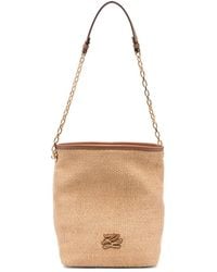 KARL LAGERFELD - K/Autograph Woven Chain-Strap Bag - Lyst
