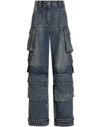 Dolce & Gabbana - Vaqueros Con Bolsillos Tipo Cargo - Lyst