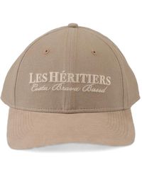 LES HÉRITIERS - Logo-Embroidery Baseball Cap - Lyst