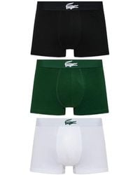 Lacoste - Logo-Waistband Boxers (Set Of Three) - Lyst