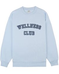 Sporty & Rich - Graphic-Print Crew-Neck Sweatshirt - Lyst