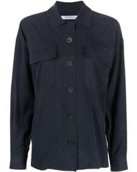 Max Mara - Long-sleeve Button-up Silk Shirt - Lyst