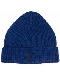 Off-White c/o Virgil Abloh - Logo-Embroidered Beanie - Lyst