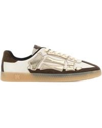 Amiri - Pacific Bones Leather Sneakers - Lyst