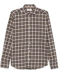 Tintoria Mattei 954 - Check-Print Long-Sleeve Shirt - Lyst