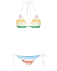 Missoni - Chevron-Patterned Bikini - Lyst