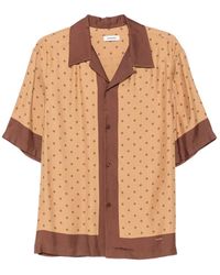 Sandro - Monogram-Pattern Shirt - Lyst