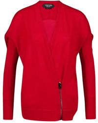 Tom Ford - Wrap Zip-Fastening Cardigan - Lyst