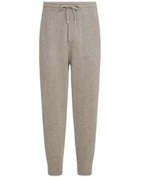 Brunello Cucinelli - Cashmere English Rib Knit joggers - Lyst