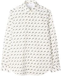 Paul Smith - Floral-Print Long-Sleeve Shirt - Lyst