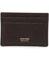 Tom Ford - Grained Leather Card Holder - Lyst