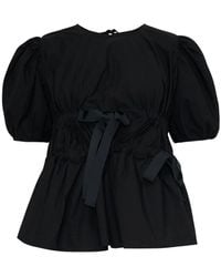 Cecilie Bahnsen - Freya Puff-Sleeve Top - Lyst