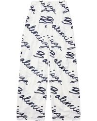 Balenciaga - Scribble Pajama Trousers - Lyst