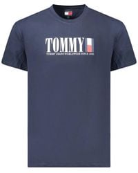 Tommy Hilfiger - Logo-Print Cotton T-Shirt - Lyst