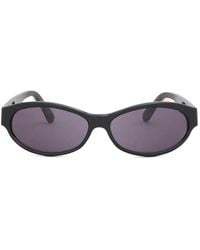 Marni - Lunettes De Soleil Ozound À Monture Ovale Fine - Lyst