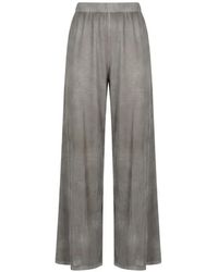 Avant Toi - Elasticated-Waistband Palazzo Pants - Lyst