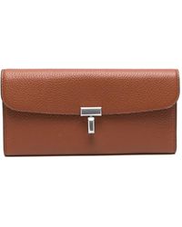 TOTEME - Portefeuille En Cuir Grainé - Lyst