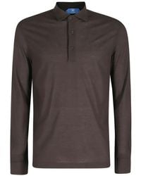 KIRED - Long-Sleeve Buttoned Polo Shirt - Lyst
