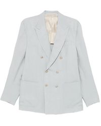 Eleventy - Double-Breasted Chest-Pocket Jacket - Lyst