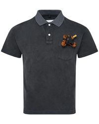 Doublet - Teddy-Bear Patch Polo Shirt - Lyst