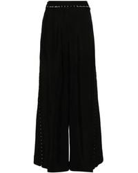 Mugler - Hook & Eye ワイドパンツ - Lyst