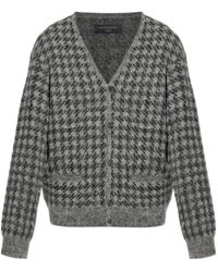 AllSaints - Cardigan À Motif Pied-De-Poule Zain - Lyst