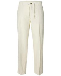 SELECTED - Drawstring Trousers - Lyst