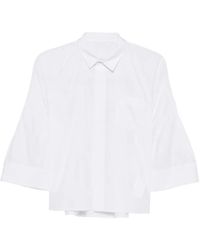 Sacai - Flared-Sleeve Cotton Shirt - Lyst