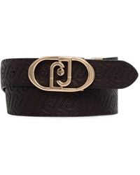 Liu Jo - Logo-Embossed Reversible Belt - Lyst