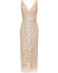 オールインワン・サロペット Saiid Kobeisy Printed Sequin Flared Dress Printed Sequin flared dress – Saiid Kobeisy Online