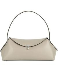 TOTEME - T-Lock Leren Schoudertas - Lyst