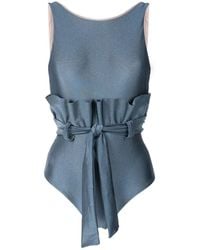 Adriana Degreas - Couture Belted Swimsuit - Lyst