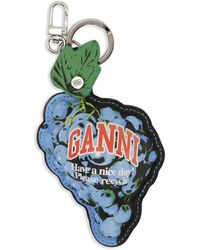 Ganni - Portachiavi Con Logo - Lyst