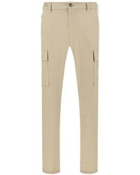 Paul & Shark - Buttoned Cargo Trousers - Lyst