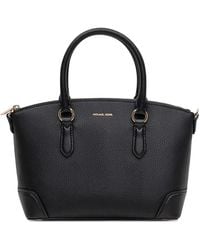 MICHAEL Michael Kors - Md Ew Dome Logo-plaque Leather Tote Bag - Lyst