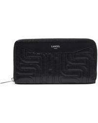 Lancel - Quilted Zipped Long Wallet - Lyst