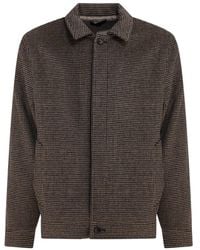 Vince - Checked Bomber Jacket - Lyst